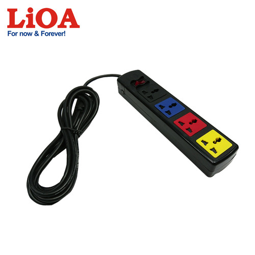 Ổ cắm kéo dài đa năng 4 ổ cắm LiOA 4D52N - 4D52N