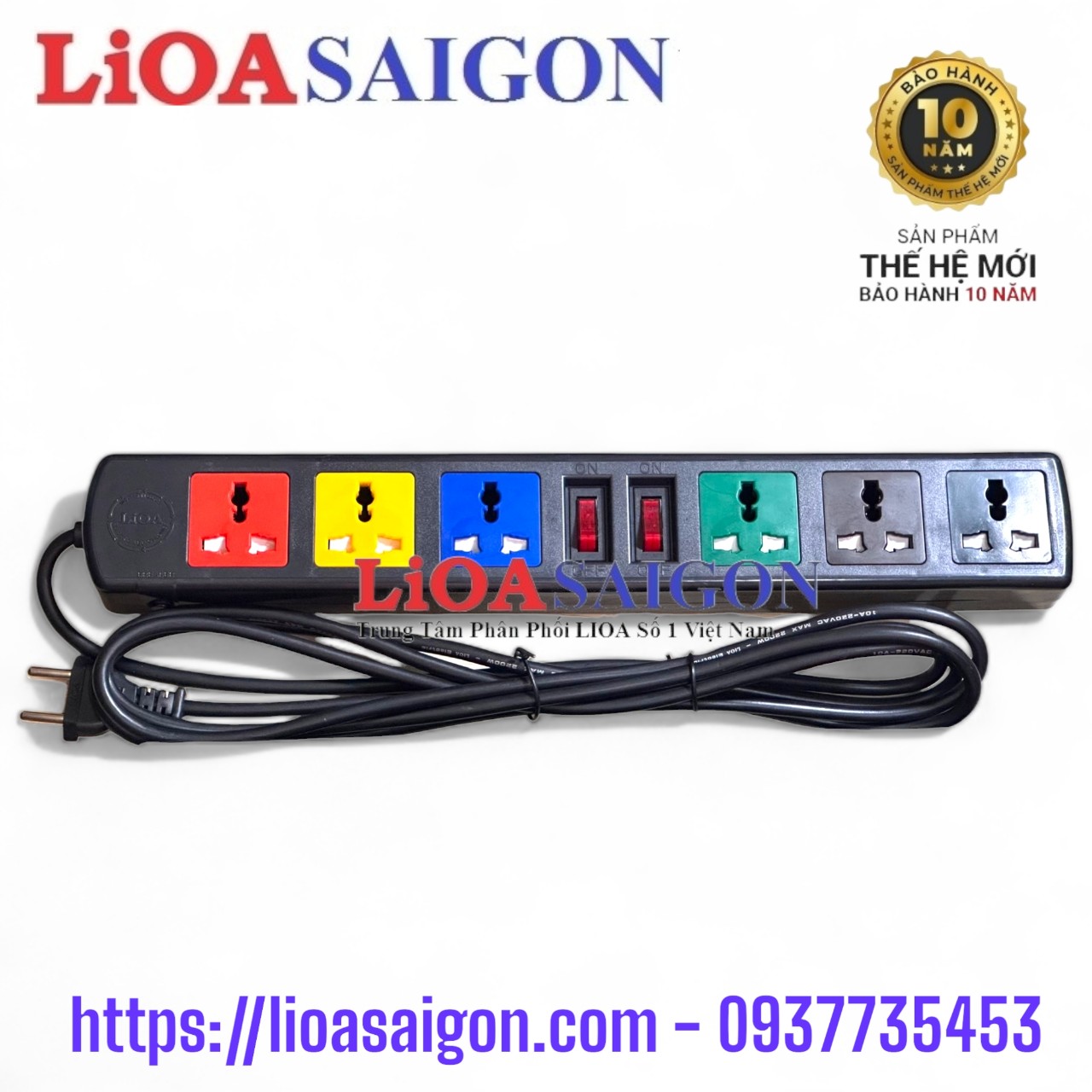 Ổ CẮM LIOA 6D52N CAO CẤP