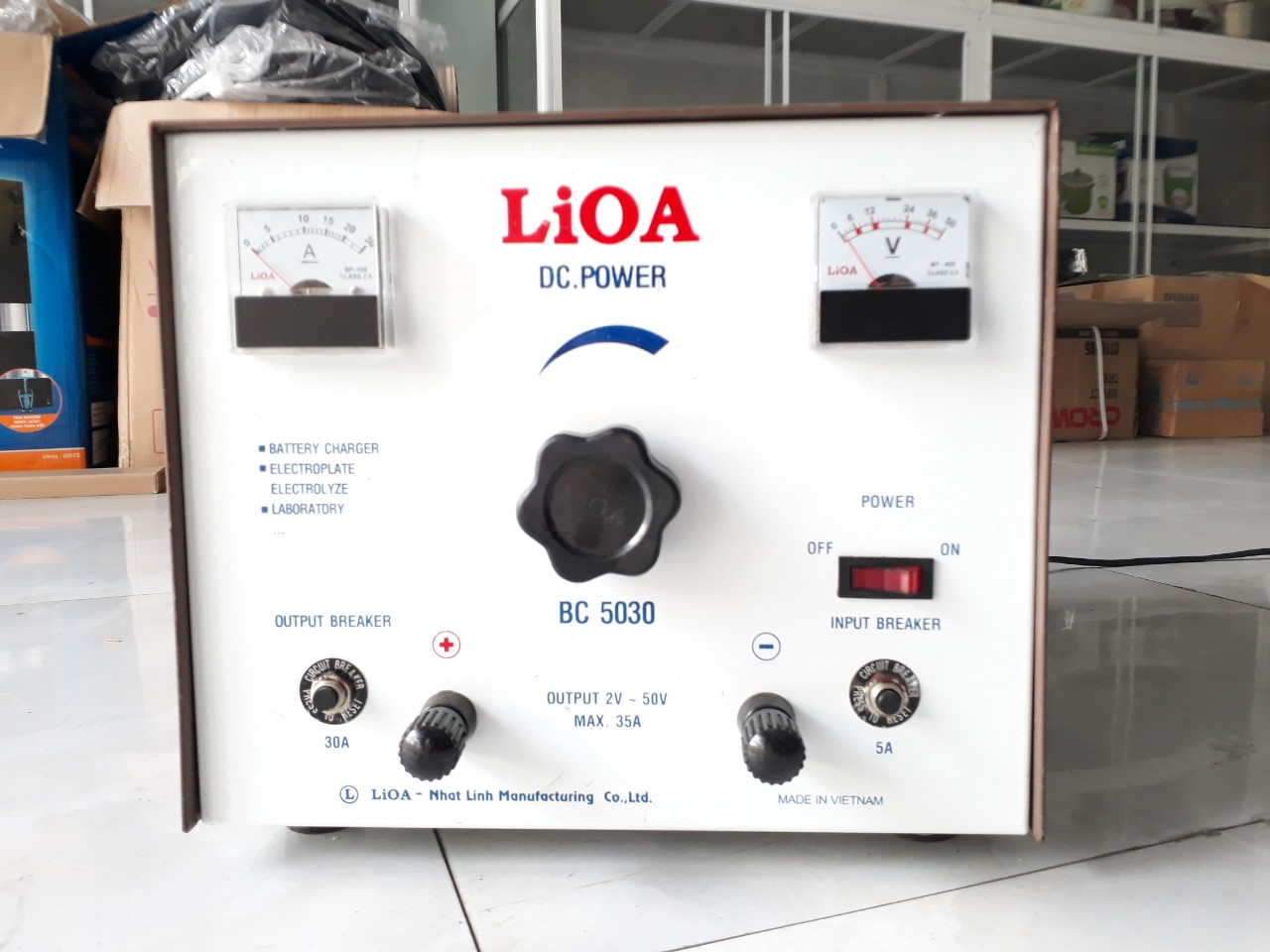 máy sạc bình lioa 30a